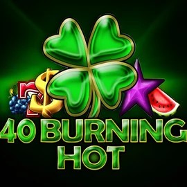 40 Burning Hot logo by Amusnet Interactive at Lucky Meister Casino40 Burning Hot