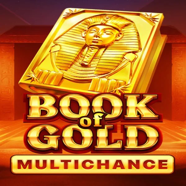 Book of Gold Multichance game by Playson – logo hosted on Lucky Meister Casino