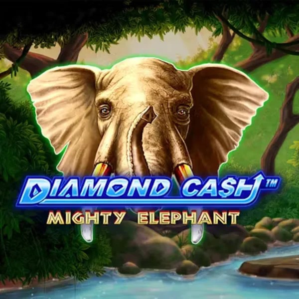 Diamond Cash Mighty Elephant slot logo by Greentube at Lucky Meister Casino