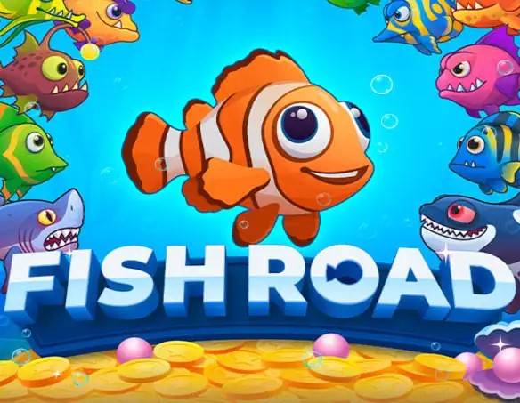Logo of Fish Road from InOut at Lucky Meister Casino