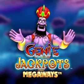 Genie Jackpots Megaways logo by Blueprint Gaming at Lucky Meister CasinoGenie Jackpots Megaways