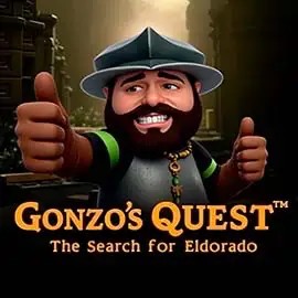 Logo of Gonzo's Quest from NetEnt at Lucky Meister Casino
