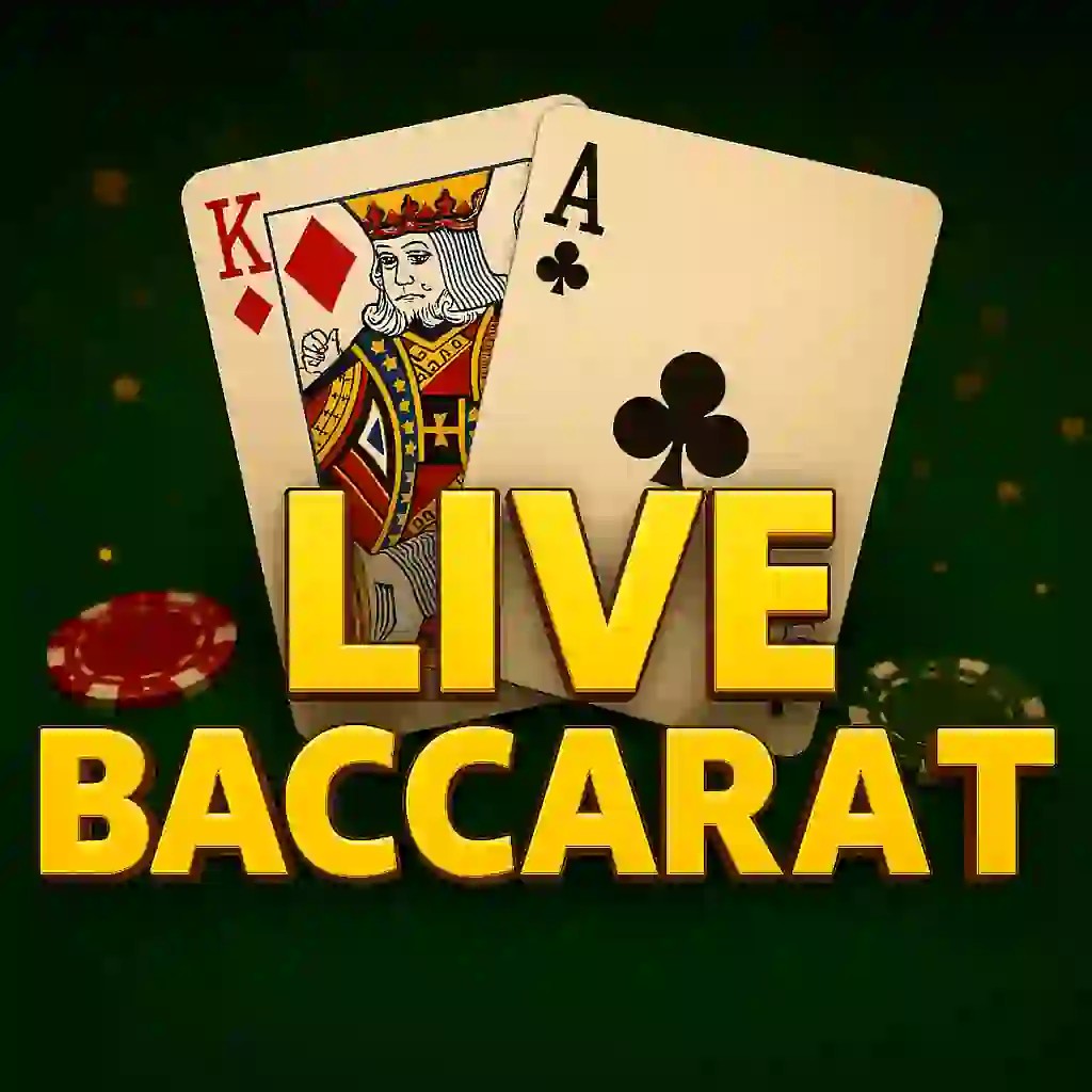 Live Baccarat slot logo by Pragmatic Live at Lucky Meister CasinoLive Baccarat